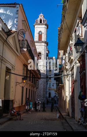 Old town of Havana, Cuba, West Indies, Central America Stock Photo