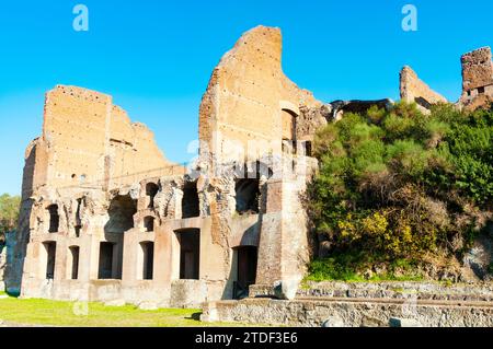 Ruins of Hadrian's Villa, UNESCO World Heritage Site, Tivoli, Province of Rome, Latium (Lazio), Italy, Europe Stock Photo