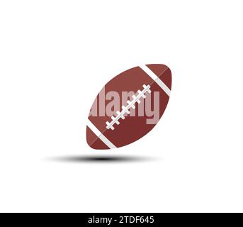 American football ball icon. Vector illustration. Stock Vector