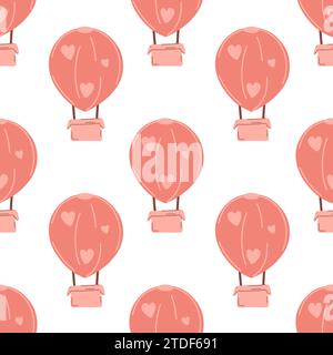 Seamless pink pattern for Valentine's Day Stock Vector