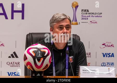 Jeddah, Saudi Arabia. 18th Dec, 2023. King Abdullah Sports City Urawa Reds coach - Maciej Skorza during ((6257) Richard Callis/Fotoarena/SPP) Credit: SPP Sport Press Photo. /Alamy Live News Stock Photo