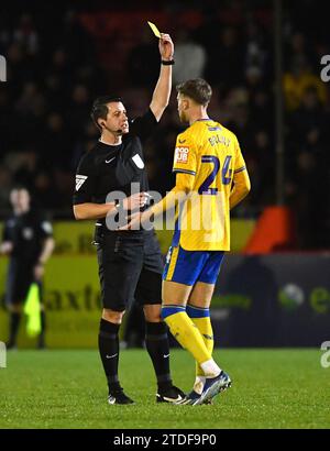 Referee Scott Simpson during the Sky Bet EFL League Two match between ...