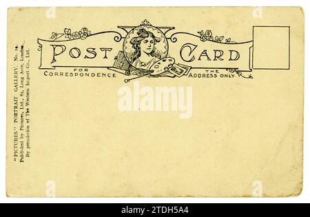 Original early 1900's postcard circa 1915, U.K. Stock Photo