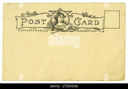 Original early 1900's postcard circa 1915, U.K. Stock Photo