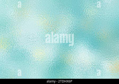 Light blue green  background. Teal metal foil. Turquoise metallic effect. Mint texture. Abstract monochrome background. Turqoise painting. Pastel Stock Vector
