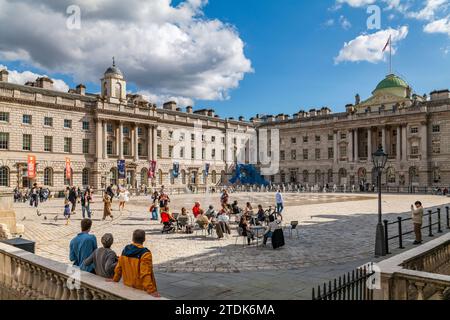 SOMERSET HOUSE (1776) LONDON UNITED KINGDOM Stock Photo