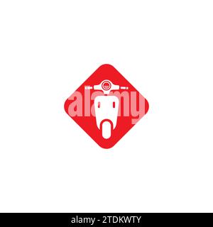 Scooter Icon Logo. Vespa Icon. Scooter Vector Stock Vector