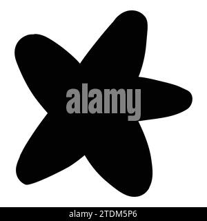 Vector of doodle stars. Hand drawn, doodle elements isolated on white background Stock Vector