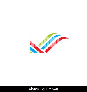 V Logo Design. Letter V Icon Vector Stock Vector