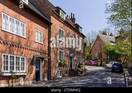 Street scene, Old Hatfield, Hertfordshire, UK Stock Photo