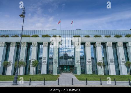 Oberstes Gericht - Sad Najwyzszy, plac Krasinskich, Warschau, Woiwodschaft Masowien, Polen Stock Photo