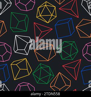 Seamless pattern with geometrical shapes vector illustration Stock Vector