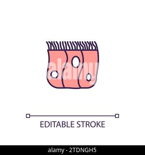 2D simple customizable thin line epithelial stem cells icon Stock Vector