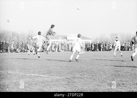 Noordwijk - Black and White, Football, 15-03-1970, Whizgle News from the Past, Tailored for the Future. Explore historical narratives, Dutch The Netherlands agency image with a modern perspective, bridging the gap between yesterday's events and tomorrow's insights. A timeless journey shaping the stories that shape our future Stock Photo