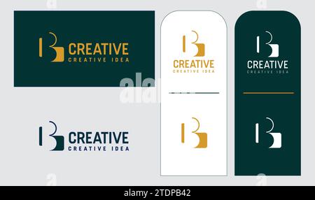 Letter B logo icon design template elements. Illustration vector graphic of B real estate logo Stock Vector