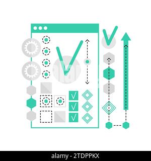 Web hosting domain. Network domain, internet access support graphic icon illustration Stock Vector