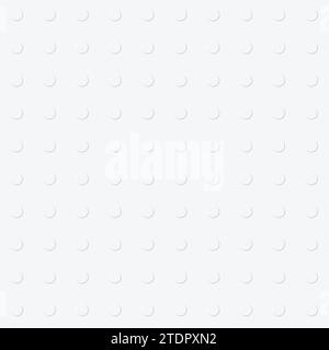 3D white circles abstract background template Stock Vector
