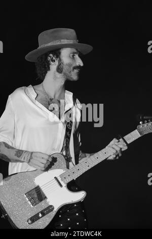 Madrid, Spain. 19th Dec, 2023. The singer Leiva performs during a concert at the WiZink Center, on 19 December, 2023 in Madrid, Spain. (Photo by Oscar Gonzalez/Sipa USA) (Photo by Oscar Gonzalez/Sipa USA) Credit: Sipa USA/Alamy Live News Stock Photo