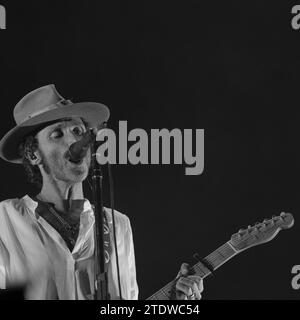 Madrid, Spain. 19th Dec, 2023. The singer Leiva performs during a concert at the WiZink Center, on 19 December, 2023 in Madrid, Spain. (Photo by Oscar Gonzalez/Sipa USA) (Photo by Oscar Gonzalez/Sipa USA) Credit: Sipa USA/Alamy Live News Stock Photo