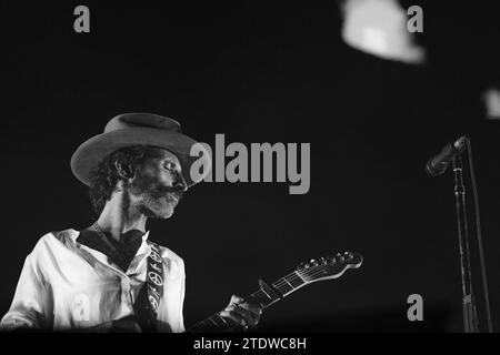 Madrid, Spain. 19th Dec, 2023. The singer Leiva performs during a concert at the WiZink Center, on 19 December, 2023 in Madrid, Spain. (Photo by Oscar Gonzalez/Sipa USA) (Photo by Oscar Gonzalez/Sipa USA) Credit: Sipa USA/Alamy Live News Stock Photo