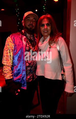 London, UK. 19th Dec, 2023. Christmas party by Morvara - Adam Morse & Julia Varvara at The Royal Court Theatre, London, UK. Credit: See Li/Picture Capital/Alamy Live News Stock Photo