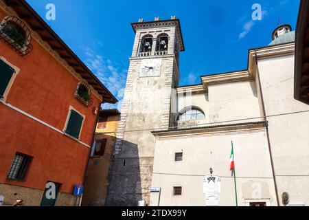 Puegnago sul Garda: church Chiesa di Santa Maria della Neve in district Raffa in Brescia, Lombardia, Lombardy, Italy Stock Photo