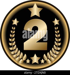 Gradient vector 3 year anniversary and anniversary Stock Vector