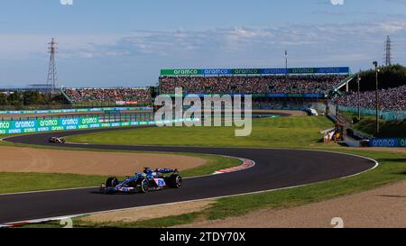 Suzuka Grand Prix Circuit, 20 December 2023: Esteban Ocon (FRA) of team Alpine during the 2023 Japan Formula 1 Grand Prix. Stock Photo