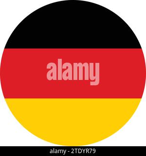 Germany Flag Circle PNG Transparent Stock Vector