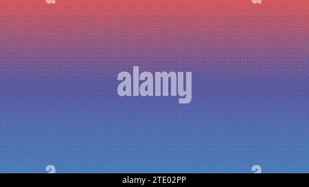 Pixel art neon colored gradient background. Dithering vector illustration Stock Vector