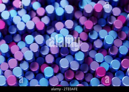 3d illustration of a  colorful  honeycomb monochrome honeycomb for honey. Pattern of simple geometric hexagonal shapes, mosaic background. Bee honeyco Stock Photo