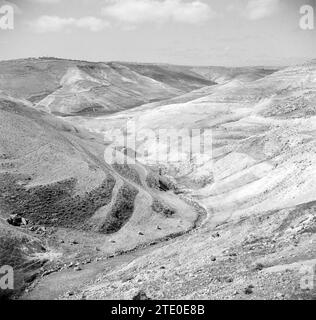 View of Jerusalem from the road to Bethlehem ca. 1950-1955 Stock Photo