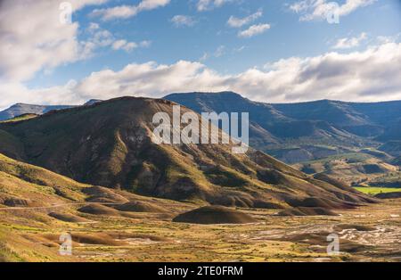 The Rolling Hills of John Day Fossil Beds National Monument, Oregon Stock Photo