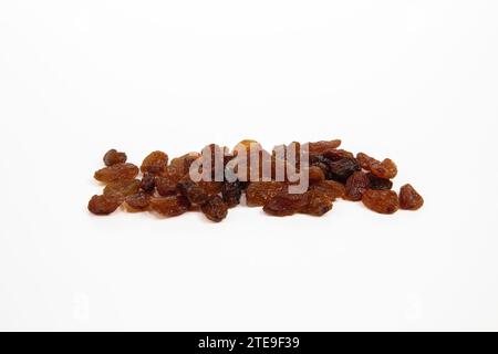 Raisins isolated on white background Stock Photo