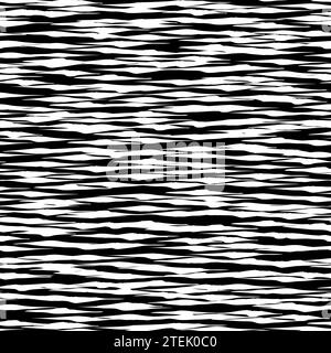 Hand drawn abstract scribble seamless pattern. Random brush strokes background. Geometric tangled texture. Graphic design element for scrapbooking, wa Stock Vector