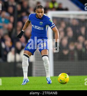 Chelsea's Christopher Nkunku in action during the Premier League match ...
