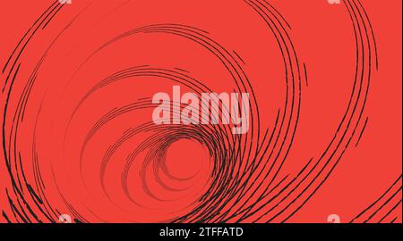 PrintBACKGROUND TEXTURE CIRCULAR LINES SWIRL EFFECT Stock Vector