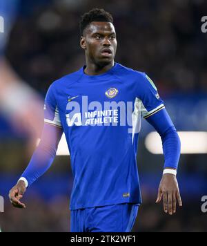 Benoît Badiashile of Chelsea in action during the Premier League match ...