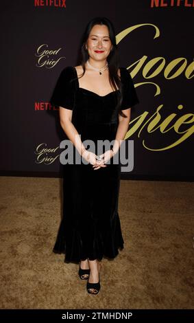 Los Angeles, California, USA. 19th Dec, 2023. Megan Zehmer attends the Los Angeles Premiere of Netflix's 'Good Grief' at The Egyptian Theatre Hollywood on December 19, 2023 in Los Angeles, California. Credit: Jeffrey Mayer/Jtm Photos/Media Punch/Alamy Live News Stock Photo