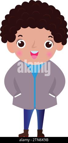 boy cute school kids vector illustration EPS 10 Stock Vector