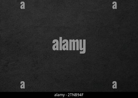 black paper texture, gloomy page as background Stock Photo