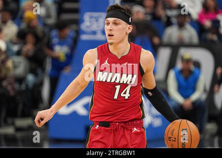Orlando, Florida, USA, December 20, 2023, Miami Heat guard Tyler Herro #14 at the Amway Center. (Photo Credit: Marty Jean-Louis/Alamy Live News Stock Photo