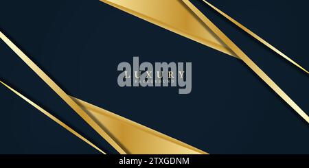 Luxury gold background vector illustration Stock Vector