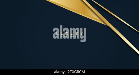 Luxury gold background vector illustration Stock Vector