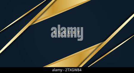 Luxury gold background vector illustration Stock Vector