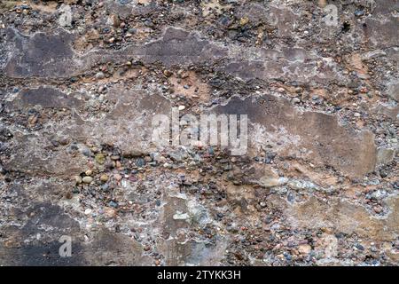 Harbour Wall Texture. Scotland Stock Photo