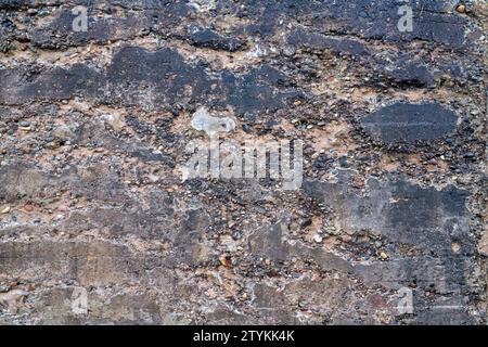 Harbour Wall Texture. Scotland Stock Photo