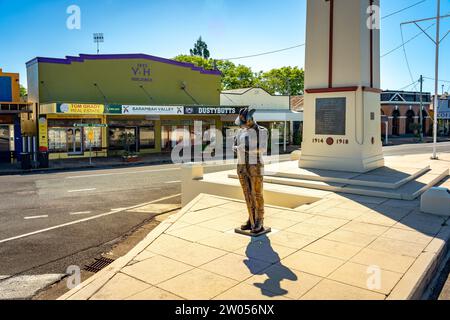 Goomeri, QLD, Australia - War memorial in the town centre Stock Photo