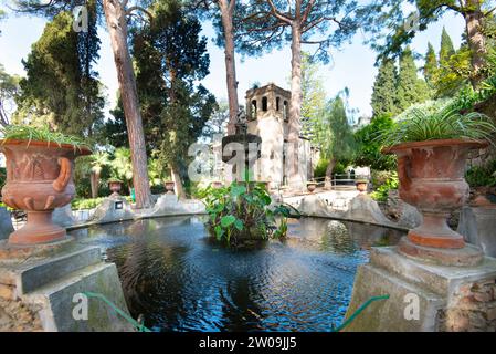 Taormina Public Gardens - Sicily - Italy Stock Photo