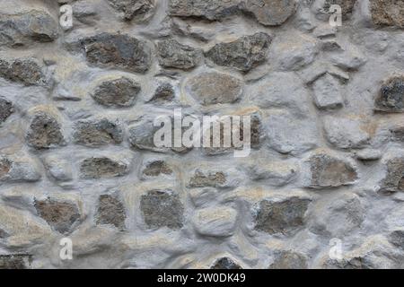 grungy old stone wall background ready for your design Stock Photo